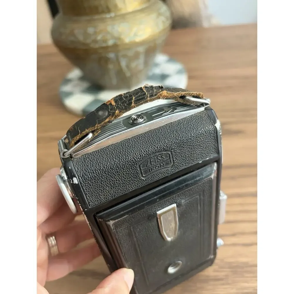 Vintage 1936 Zeiss Ikon Folding Camera Novar Anastigmat 6.3/10.5cm Telma Shutter